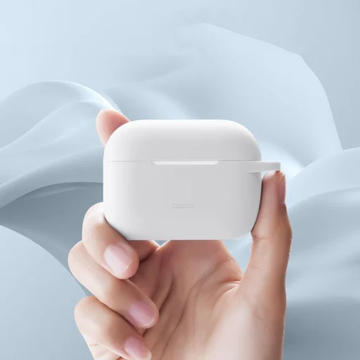 Apple Airpods Pro 1/2 ESR Bounce tok karabinerrel fehér - 3