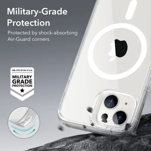  iPhone 14 Plus átlátszó ESR CH HaloLock MagSafe tok - 5