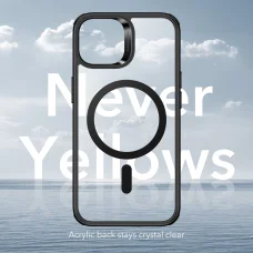  iPhone 14 Plus átlátszó/fekete ESR CH HaloLock MagSafe tok