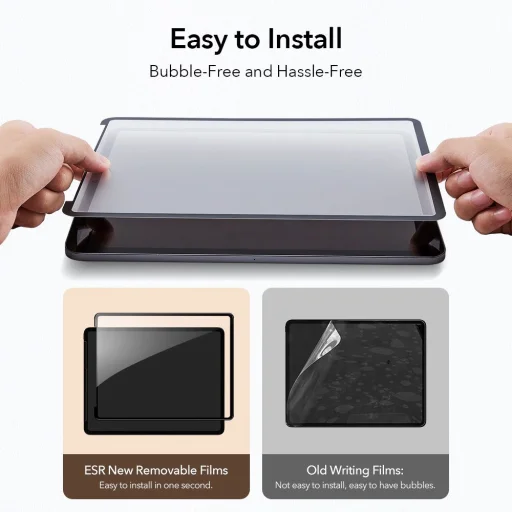 iPad Air 4/5/Pro 11 ESR Paper Feel Magnetic matt kijelzővédő fólia - 5