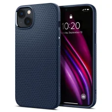 iPhone 14 Spigen Liquid Air flexibilis TPU gél tok tengerészkék
