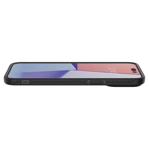 iPhone 14 Pro Spigen Liquid Air flexibilis TPU gél tok matt fekete - 5