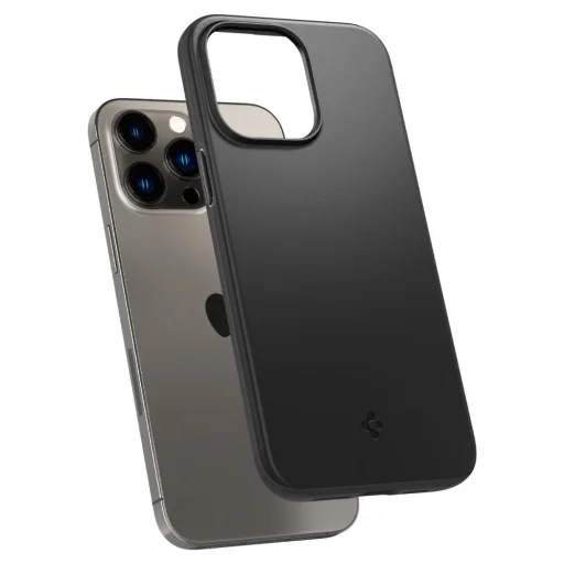 iPhone 14 Pro Spigen Thin Fit ultravékony tok fekete (ACS04780) - 7