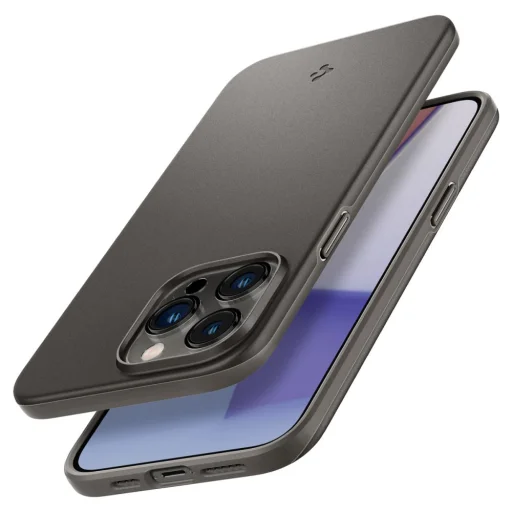 iPhone 14 Pro Max Spigen Thin Fit ultravékony tok Gunmetal (ACS04767) - 3