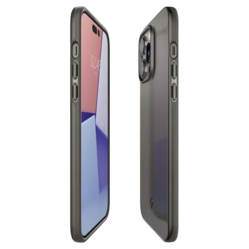 iPhone 14 Pro Max Spigen Thin Fit ultravékony tok Gunmetal (ACS04767) - 5