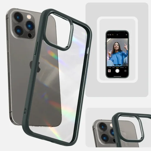 iPhone 14 Pro Spigen Ultra Hybrid tok Abyss zöld (ACS04966) - 6