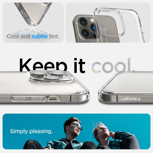 iPhone 14 Pro Spigen Ultra Hybrid tok Frost Clear (ACS04967) - 10