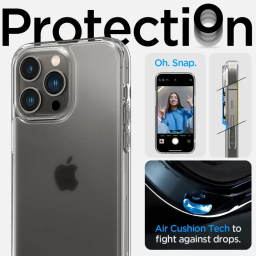 iPhone 14 Pro Spigen Ultra Hybrid tok Frost Clear (ACS04967) - 11