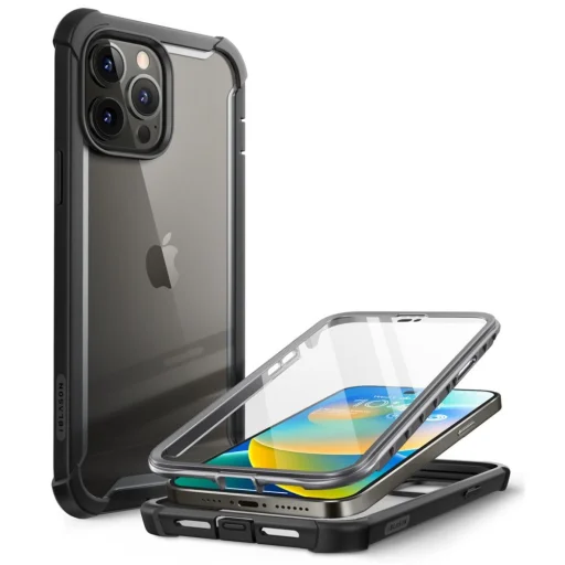  iPhone 14 Pro Fekete Supcase Iblsn Ares tok - 8