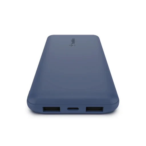 Belkin Boost Charge (10000 mAh) Powerbank USB-C 15W + 2x USB-A + 15cm USB-A - USB-C kábel (BPB011btBL) kék - 6