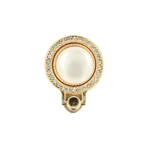 Ring Brilliant hátlapi gyűrű fehér/arany - 1