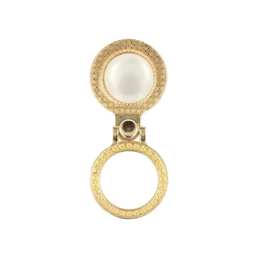 Ring Brilliant hátlapi gyűrű fehér/arany - 3