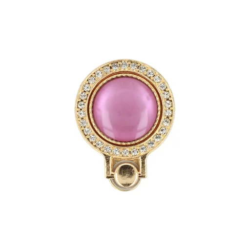 Ring Brilliant hátlapi gyűrű lila/arany - 1