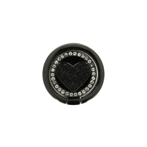 Ring Heart hátlapi gyűrű fekete - 1