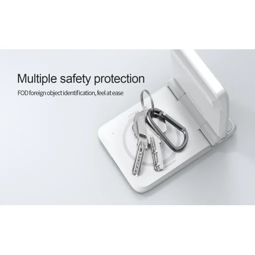 Garmin Watch Nillkin PowerTrio 3 az 1-ben vezeték nélküli töltő fehér - 9