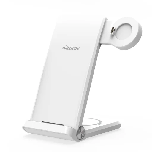 Garmin Watch Nillkin PowerTrio 3 az 1-ben vezeték nélküli töltő fehér - 3