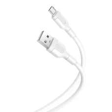 XO NB212 USB - microUSB kábel 1 m 2,1 A fehér