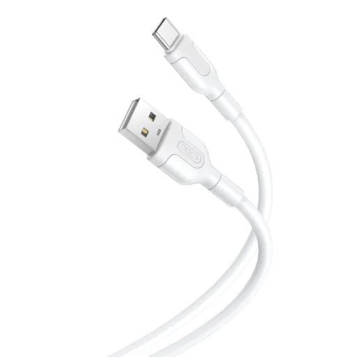 XO NB212 USB - USB-C kábel 1 m 2,1 A fehér - 1