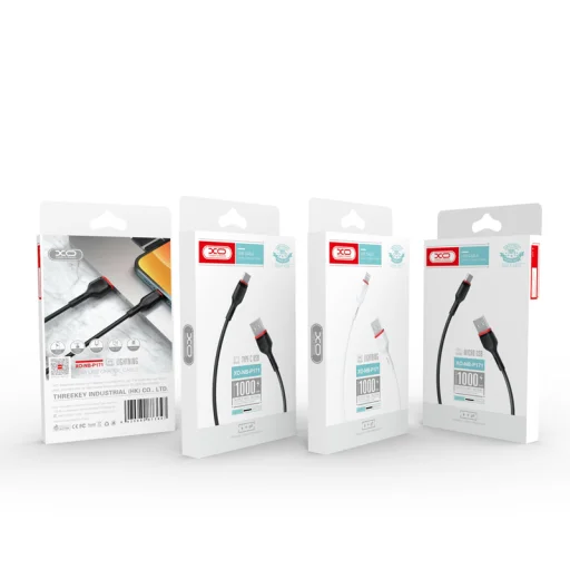 XO NB-P171 USB - microUSB kábel 1 m 2,4A fehér - 2