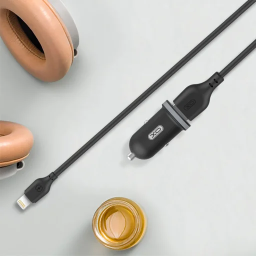 XO CC18 autós töltő 2x USB 2.1A fekete - 2