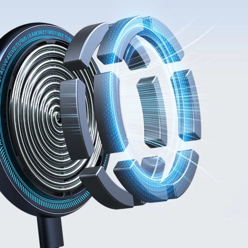 Joyroom autós tartó Qi vezeték nélküli indukciós töltéssel 15 W (MagSafe kompatibilis) szellőzőrácshoz ezüst (JR-ZS290) - 12