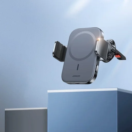 Joyroom autós tartó Qi vezeték nélküli indukciós töltéssel 15 W (MagSafe kompatibilis) szellőzőrácshoz (JR-ZS295) - 20
