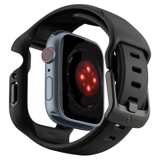 Apple Watch 7 (45 mm) Spigen Liquid Air Pro óraszíj fekete (ACS04182) - 10