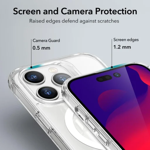 iPhone 14 Pro Átlátszó ESR CH HaloLock MagSafe tok - 4