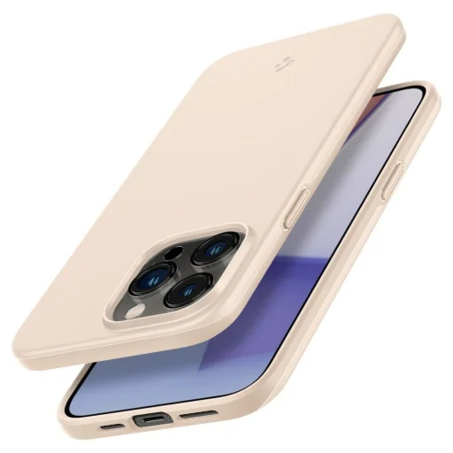 iPhone 14 Pro Max Spigen Thin Fit ultravékony tok homokszínű (ACS04770) - 7