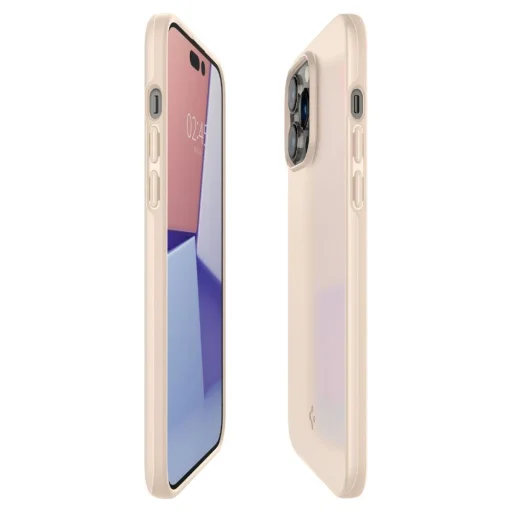 iPhone 14 Pro Max Spigen Thin Fit ultravékony tok homokszínű (ACS04770) - 2