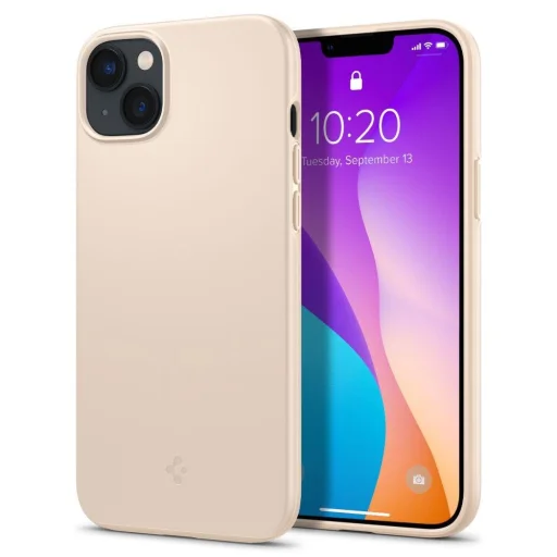 iPhone 14 Plus Spigen Thin Fit ultravékony tok homokszínű (ACS04778) - 1