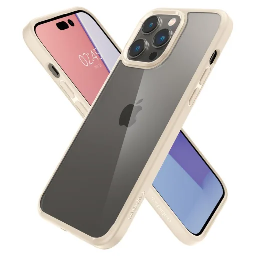 iPhone 14 Pro Max Spigen Ultra Hybrid tok homokszínű (ACS04819) - 12
