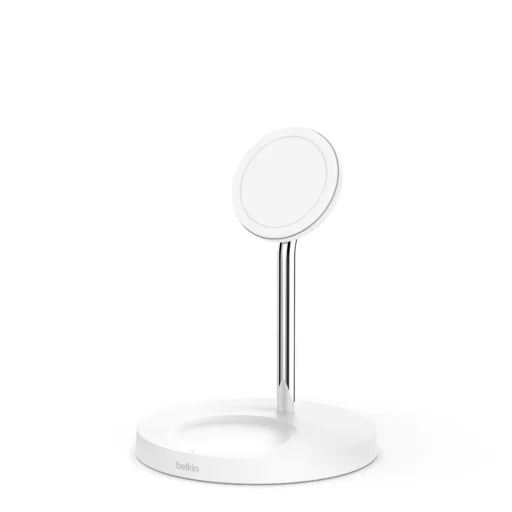 Belkin Boost Charge Pro 2 az 1-ben mágneses, vezeték nélküli töltőállomás 15W MagSafe-kompatibilis (WIZ010vfWH) fehér - 11