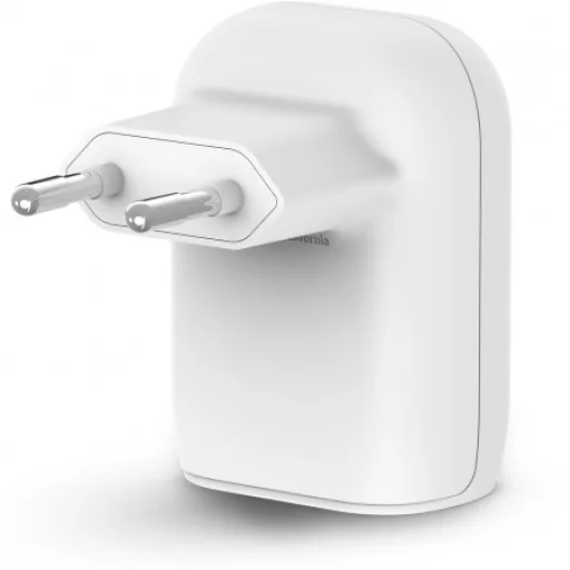 Belkin Boost Charge 32W dupla hálózati töltő adapter (20W USB-C PD + 12W USB-A) (WCB008vfWH) fehér - 2