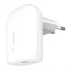 Belkin Boost Charge 30W USB-C PD PPS hálózati töltő adapter + USB-C - Lightning töltőkábel (WCA005vf1MWH-B5) fehér thumbnail