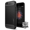 iPhone 5S/SE Spigen Rugged Armor tok fekete (041CS20167) thumbnail