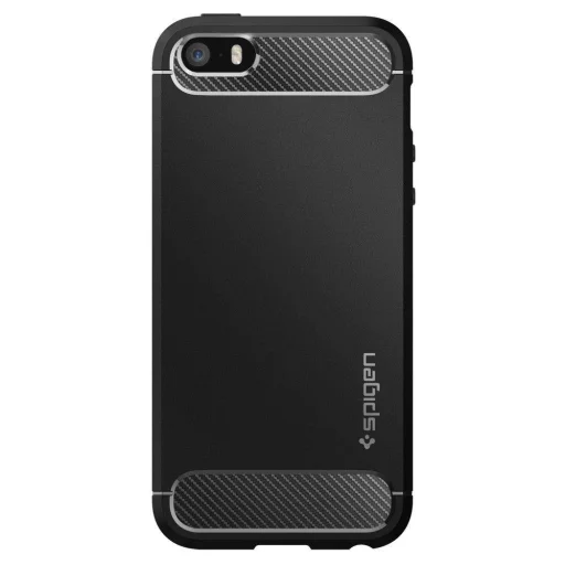 iPhone 5S/SE Spigen Rugged Armor tok fekete (041CS20167) - 9