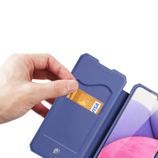 Samsung Galaxy A33 5G Dux Ducis Skin X Holster fliptok kék - 2