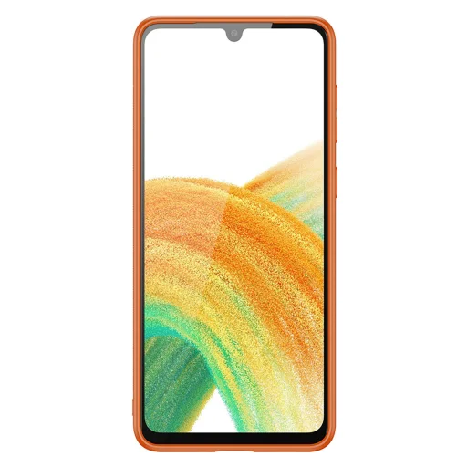 Samsung Galaxy A33 5G Dux Ducis Yolo TPU és PU bőr tok narancssárga - 12