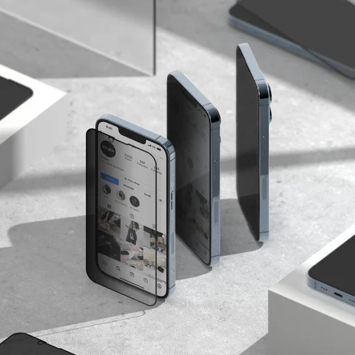 iPhone 14/iPhone 13/13 Pro Ringke privatization kijelzővédő üvegfólia - 6