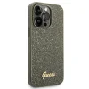iPhone 14 Pro Max Guess PC/TPU Glitter Flakes Metal Logo tok zöld (GUHCP14XHGGSHN) thumbnail