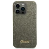 iPhone 14 Pro Max Guess PC/TPU Glitter Flakes Metal Logo tok zöld (GUHCP14XHGGSHN) thumbnail