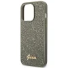 iPhone 14 Pro Max Guess PC/TPU Glitter Flakes Metal Logo tok zöld (GUHCP14XHGGSHN) thumbnail