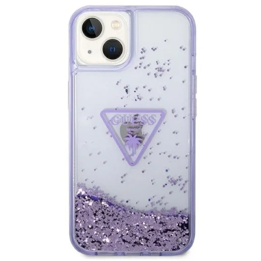 iPhone 14 Guess Liquid Glitter Palm tok lila (GUHCP14SLFCTPU) - 3