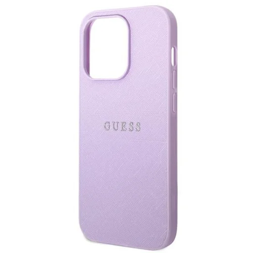 iPhone 14 Pro Max Guess PU Leather Saffiano tok lila (GUHCP14XPSASBPU) - 6