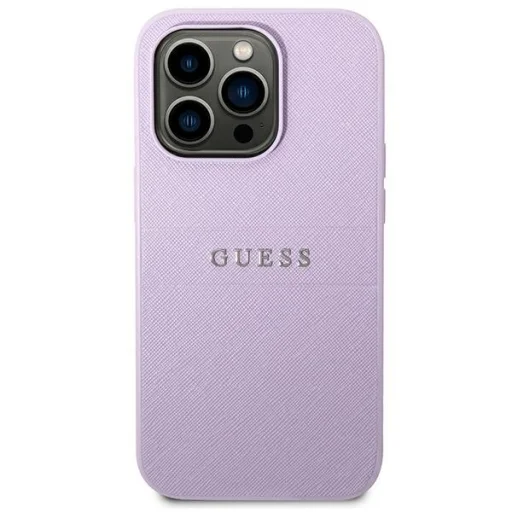 iPhone 14 Pro Max Guess PU Leather Saffiano tok lila (GUHCP14XPSASBPU) - 7
