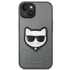 iPhone 14 Plus Karl Lagerfeld Saffiano Choupette Head tok ezüst (KLHCP14MSAPCHG) thumbnail