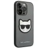 iPhone 14 Pro Karl Lagerfeld Saffiano Choupette Head tok ezüst (KLHCP14LSAPCHG) thumbnail