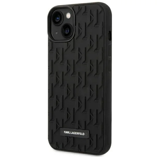 iPhone 14 Plus Karl Lagerfeld 3D Monogram tok fekete (KLHCP14MRUPKLPK) - 4