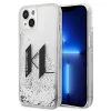 iPhone 14 Plus Karl Lagerfeld Liquid Glitter Big KL logo tok ezüst (KLHCP14MLBKLCS) thumbnail